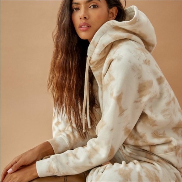 Reformation Jeans Women’s Tanner Classic Tie Dye Hoodie Size Medium Pullover - Picture 1 of 7